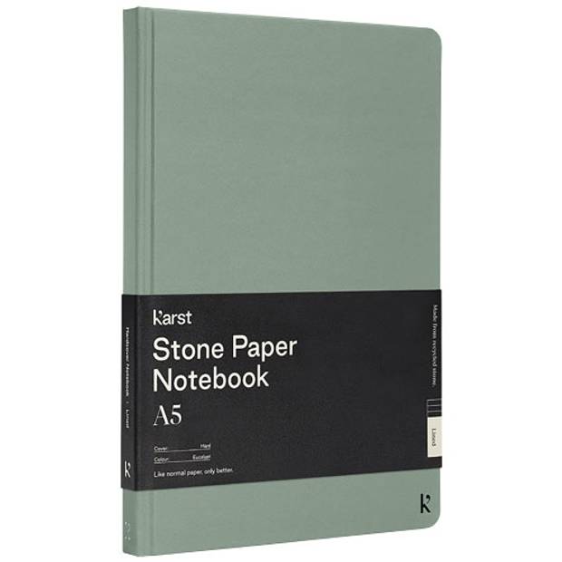 Karst® A5 kamenný zápisník z tvrdého papíru - linkovaný Karst® A5 kamenný zápisník z tvrdého papíru - linkovaný