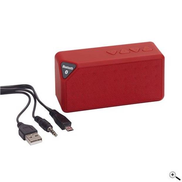 Bluetooth reproduktor, červená Bluetooth reproduktor, červená