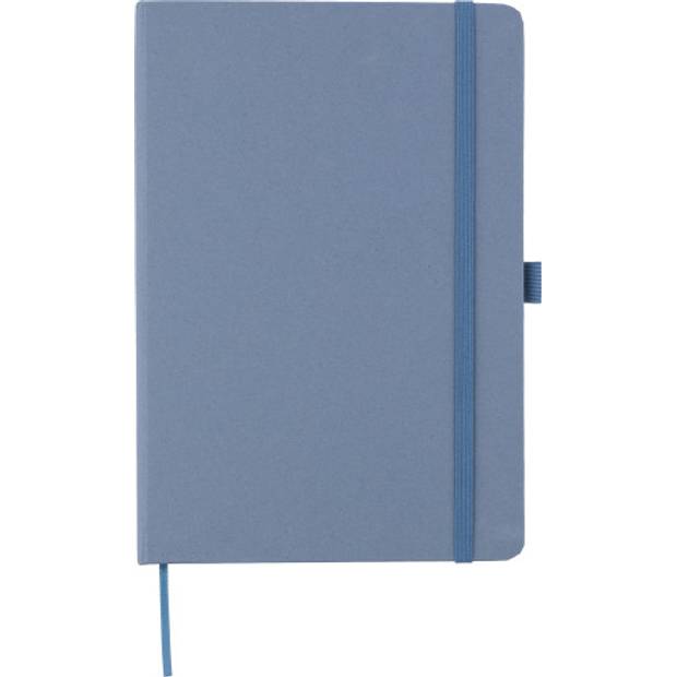 Recyklovaný bioodpad a kartonový sešit A5 Gertrud, modrá Recyklovaný bioodpad a kartonový sešit A5 Gertrud, modrá