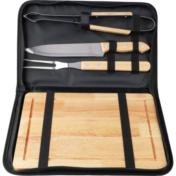 Nerezový grilovací set Kathleen, černá Nerezový grilovací set Kathleen, černá