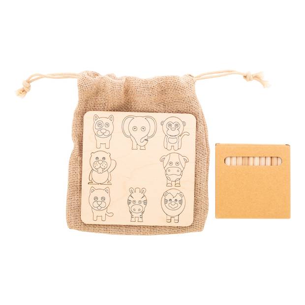 Matchmor hra s přizpůsobením barev, hnědá přírodní Matchmor hra s přizpůsobením barev, hnědá přírodní