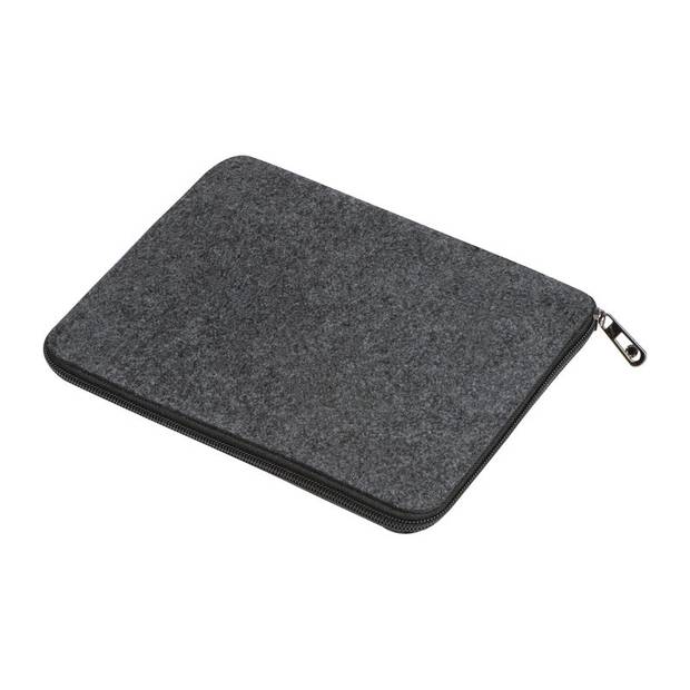 Sada na kreslení v plstěném pouzdře, šedá stříbrná Sada na kreslení v plstěném pouzdře, šedá stříbrná