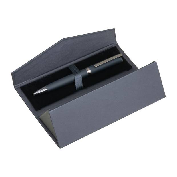 CrisMa kuličkové pero z nerezavějící oceli, černá CrisMa kuličkové pero z nerezavějící oceli, černá