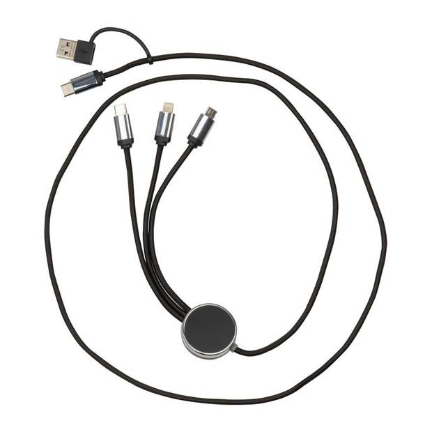 Nabíjecí kabel s osvětlením, černá Nabíjecí kabel s osvětlením, černá