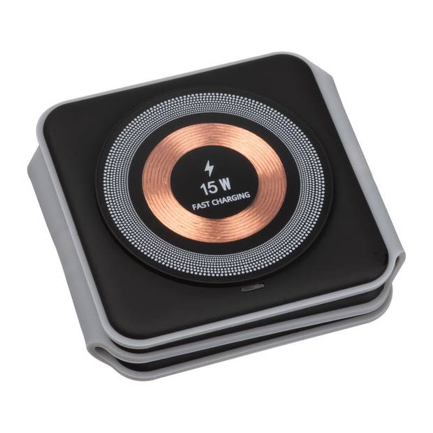 Bezdrátová nabíječka 3v1, černá Bezdrátová nabíječka 3v1, černá