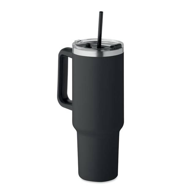 Dvoustěnný tumbler 1200 ml, černá Dvoustěnný tumbler 1200 ml, černá