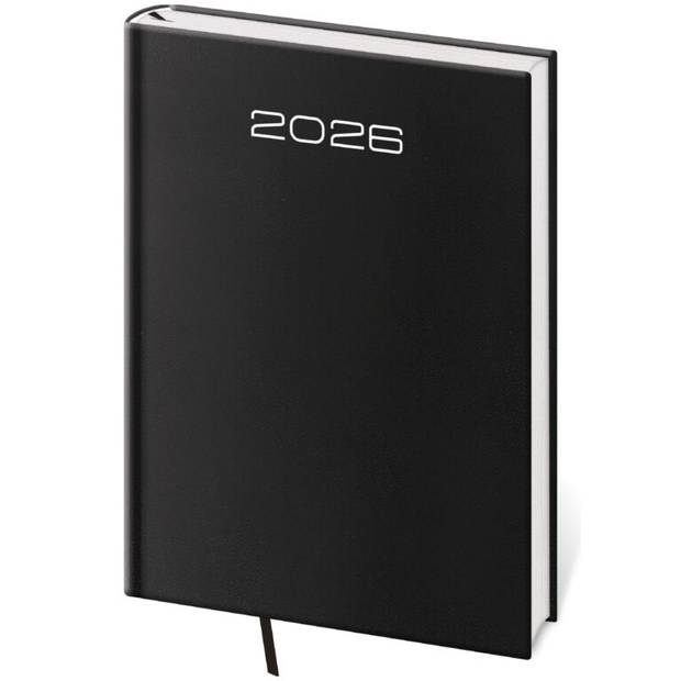 Denní diář A5 Old Karachi černý, 2026 Denní diář A5 Old Karachi černý, 2026