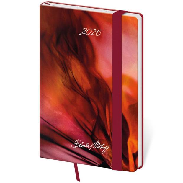 Kapesní diář Vario Matragi Blue s gumičkou, 2026 Kapesní diář Vario Matragi Blue s gumičkou, 2026