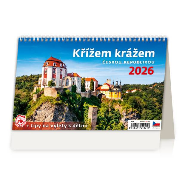 Kalendář Křížem krážem Českou republikou, 2026 Kalendář Křížem krážem Českou republikou, 2026