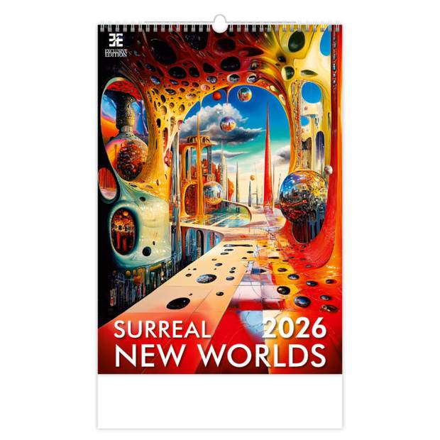 Kalendář Surreal New Worlds, 2026 Kalendář Surreal New Worlds, 2026