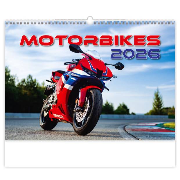 Kalendář Motorbikes, 2026 Kalendář Motorbikes, 2026