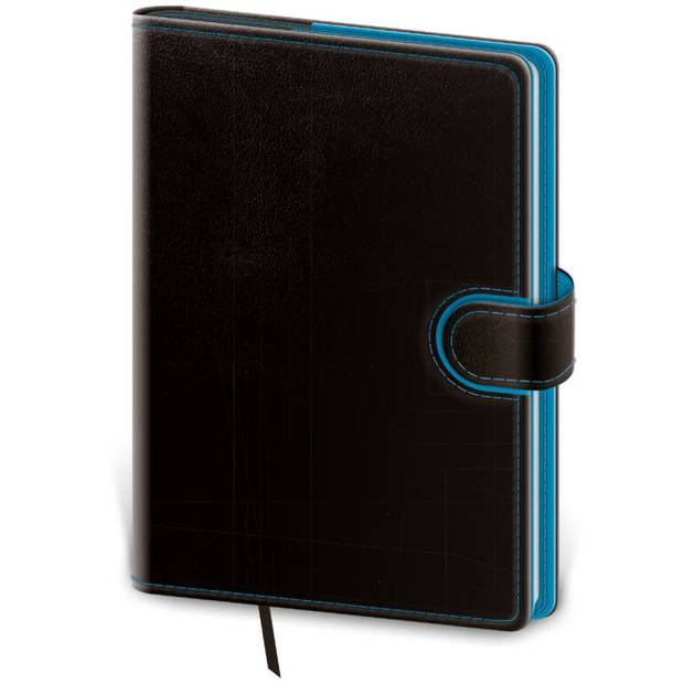 Kapesní diář Flip černo/modrý, 2026 Kapesní diář Flip černo/modrý, 2026