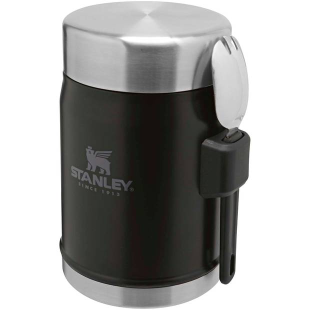 400ml dóza na jídlo se sporkem Stanley Legendary, černá matná 400ml dóza na jídlo se sporkem Stanley Legendary, černá matná