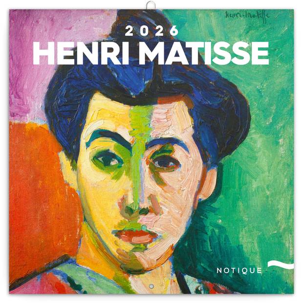 NOTIQUE Poznámkový kalendář Henri Matisse 2026, 30 x 30 cm NOTIQUE Poznámkový kalendář Henri Matisse 2026, 30 x 30 cm