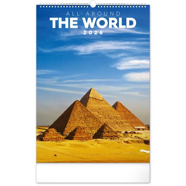 NOTIQUE Nástěnný kalendář Světové monumenty 2026, 33 x 46 cm NOTIQUE Nástěnný kalendář Světové monumenty 2026, 33 x 46 cm