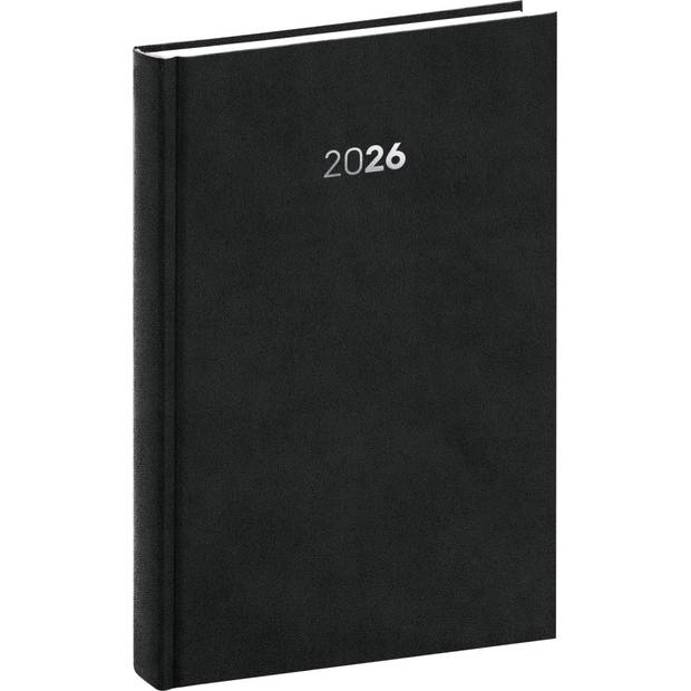 NOTIQUE Denní diář Balakon 2026, černý, 15 x 21 cm NOTIQUE Denní diář Balakon 2026, černý, 15 x 21 cm