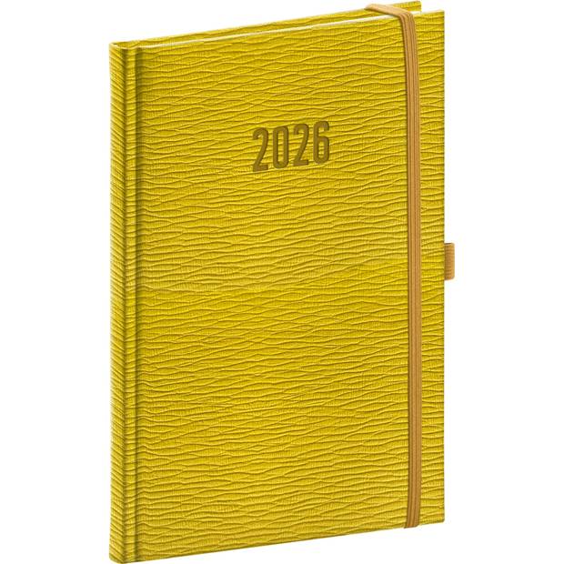 NOTIQUE Týdenní diář Rivoli 2026, žlutozelený, 15 x 21 cm NOTIQUE Týdenní diář Rivoli 2026, žlutozelený, 15 x 21 cm