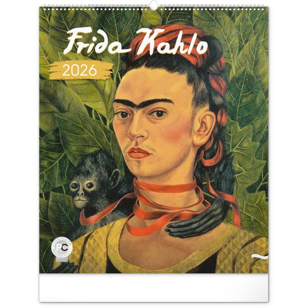 NOTIQUE Nástěnný kalendář Frida Kahlo 2026, 48 x 56 cm NOTIQUE Nástěnný kalendář Frida Kahlo 2026, 48 x 56 cm