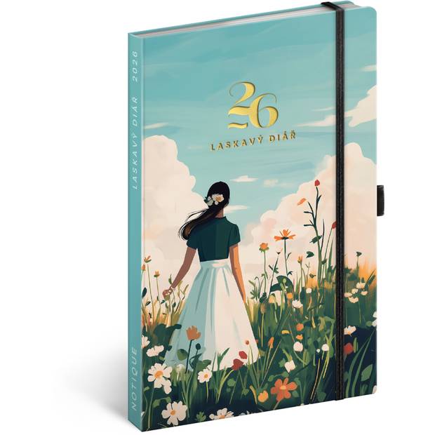 NOTIQUE Týdenní Laskavý diář 2026, 13 x 21 cm NOTIQUE Týdenní Laskavý diář 2026, 13 x 21 cm