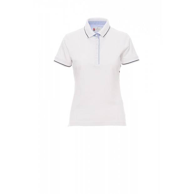 Polo PAYPER LEEDS, bílá / navy modrá, L Polo PAYPER LEEDS, bílá / navy modrá, L