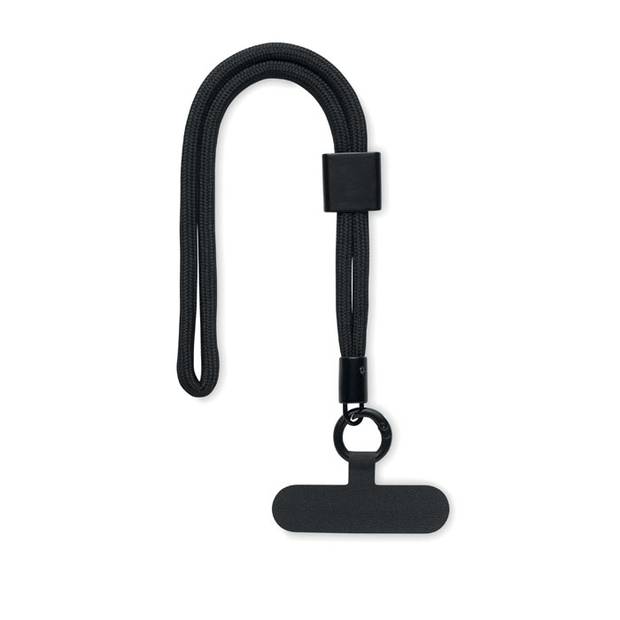 Poutko na telefon a zápěstí, černá Poutko na telefon a zápěstí, černá