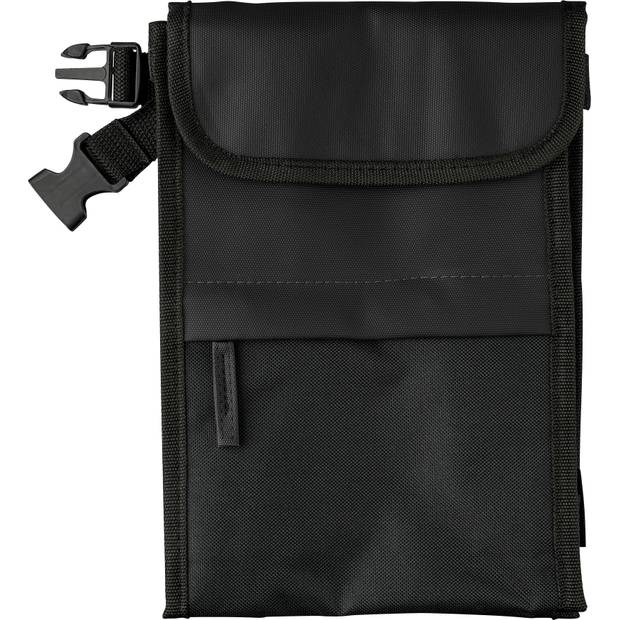 Chladící taška z rPET polyesteru (600D) Eira, černá Chladící taška z rPET polyesteru (600D) Eira, černá