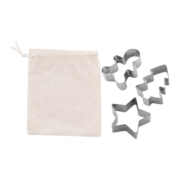 Pepparku chyba vánočních vykrajovátků na sušenky, šedá Silver Pepparku chyba vánočních vykrajovátků na sušenky, šedá Silver