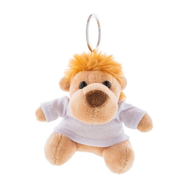 LioFob plyšový přívěsek na klíče se lvem, hnědá LioFob plyšový přívěsek na klíče se lvem, hnědá
