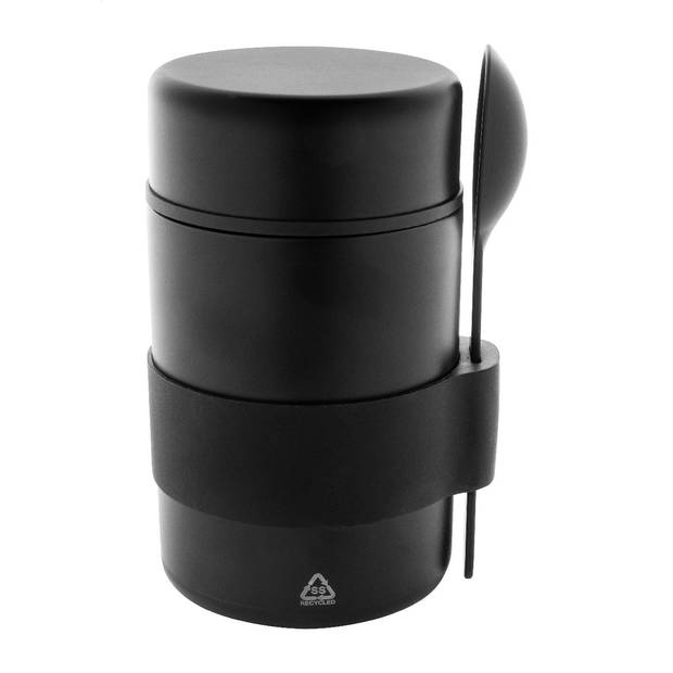 Minestrone izolovaná RSS nádoba na jídlo, černá Minestrone izolovaná RSS nádoba na jídlo, černá