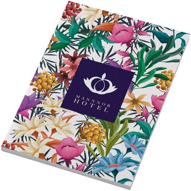 Poznámkový blok Novella Austen A6 s měkkou vazbou – 50 listů, bílá Poznámkový blok Novella Austen A6 s měkkou vazbou – 50 listů, bílá