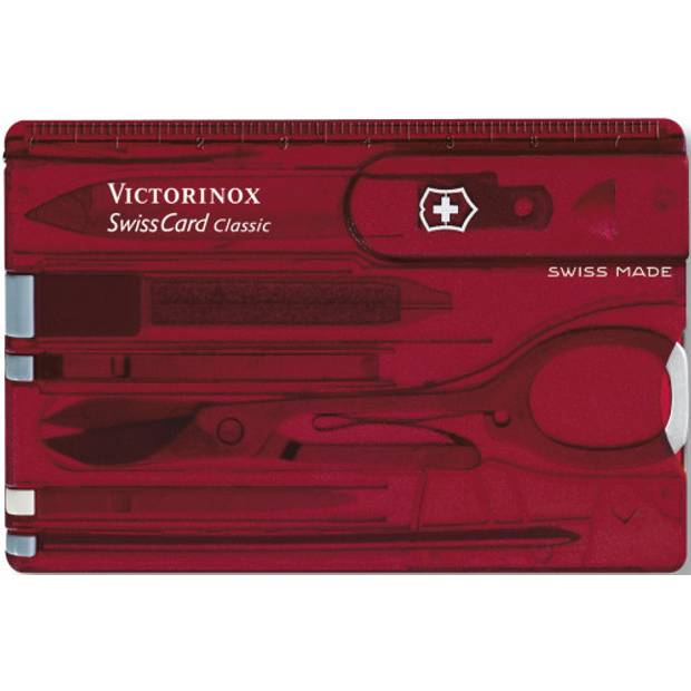 Nářadí Victorinox SwissCard Classic, červená Nářadí Victorinox SwissCard Classic, červená
