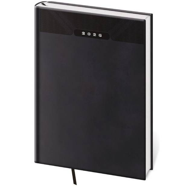 Denní diář A4 Print Classic černý, 2026 Denní diář A4 Print Classic černý, 2026