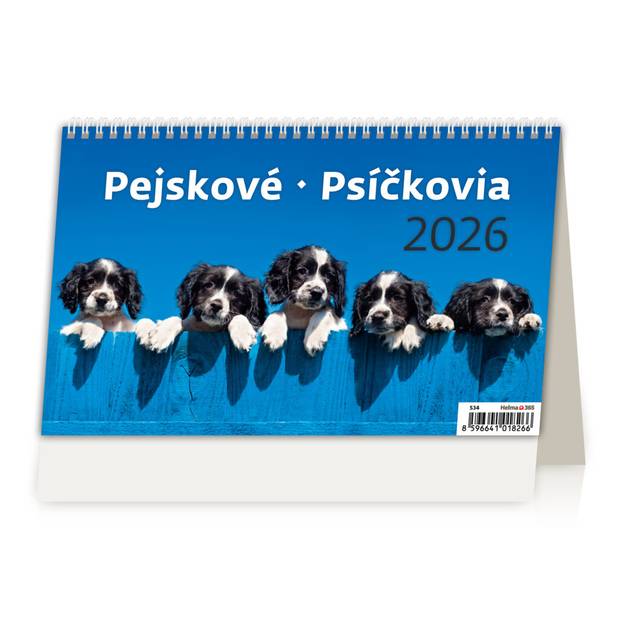Kalendář Pejskové, 2026 Kalendář Pejskové, 2026
