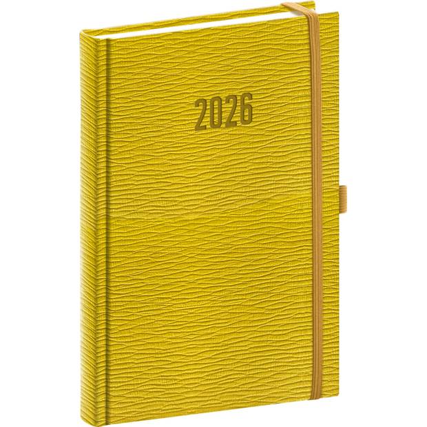 NOTIQUE Denní diář Rivoli 2026, žlutozelený, 15 x 21 cm NOTIQUE Denní diář Rivoli 2026, žlutozelený, 15 x 21 cm