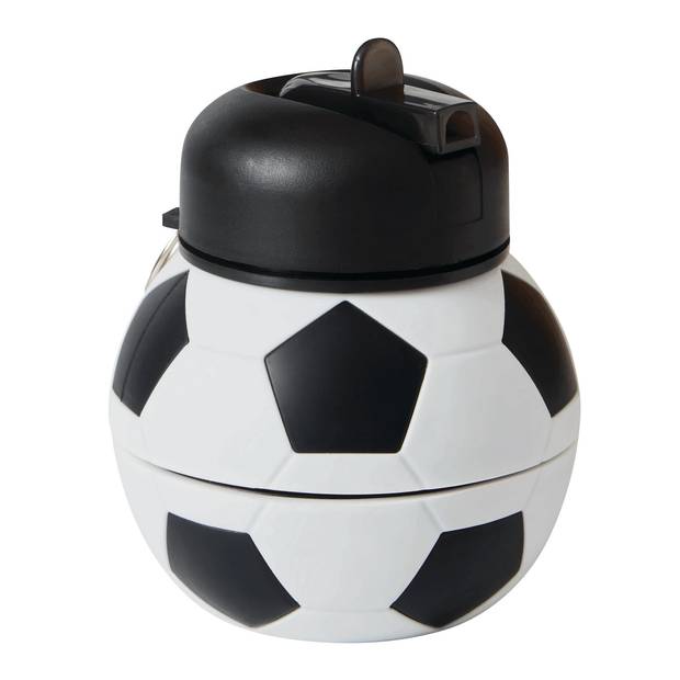 SOCCERMATE - Skládací láhev na pití, černá SOCCERMATE - Skládací láhev na pití, černá