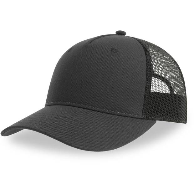 Atlantis | Zion, 5 panelová Trucker kšiltovka, šedá Dark - černá Atlantis | Zion, 5 panelová Trucker kšiltovka, šedá Dark - černá