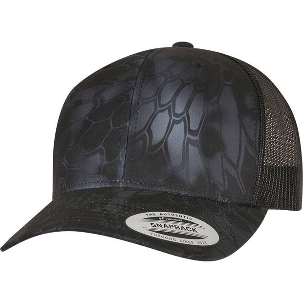 Flexfit | 6606KR, 6 panelová kšiltovka Trucker "Kryptek®", šedá Typhon Flexfit | 6606KR, 6 panelová kšiltovka Trucker "Kryptek®", šedá Typhon