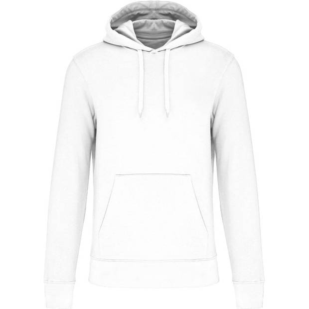 Kariban | K4027, Pánská ekologická mikina s kapucí, bílá, S Kariban | K4027, Pánská ekologická mikina s kapucí, bílá, S