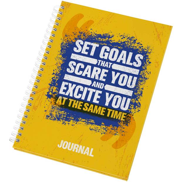 Deník formátu A5 s pevným obalem Desk-Mate®, bílá Deník formátu A5 s pevným obalem Desk-Mate®, bílá