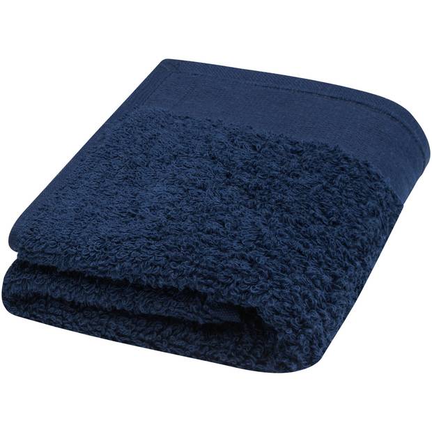 Bavlněný ručník 30x50 cm s gramáží 550 g/m² Chloe, modrá Navy Bavlněný ručník 30x50 cm s gramáží 550 g/m² Chloe, modrá Navy