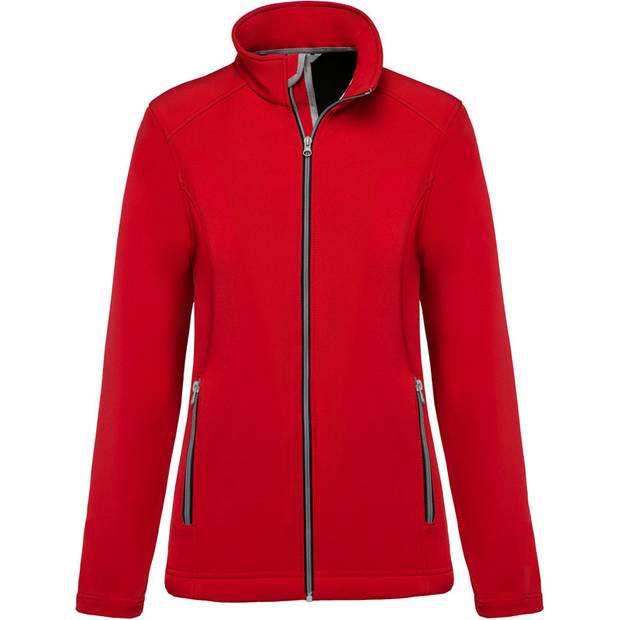 Kariban | K425, Dámská 2-vrstvá softshellová bunda, červená, XL Kariban | K425, Dámská 2-vrstvá softshellová bunda, červená, XL