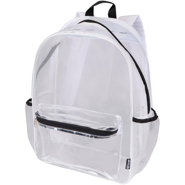 Mesh batoh z GRS recykl. materiálu, 18 l, bílá Mesh batoh z GRS recykl. materiálu, 18 l, bílá