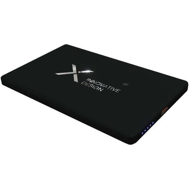 5000mAh ultra tenká magnetická powerbanka SCX.design P22, černá 5000mAh ultra tenká magnetická powerbanka SCX.design P22, černá