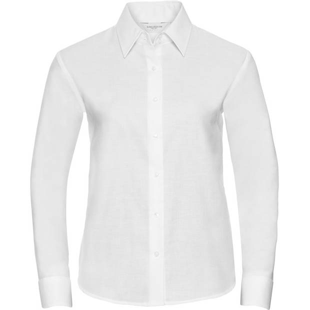 Russell | 932F, Halenka Oxford s dl. rukávem, bílá, XS Russell | 932F, Halenka Oxford s dl. rukávem, bílá, XS