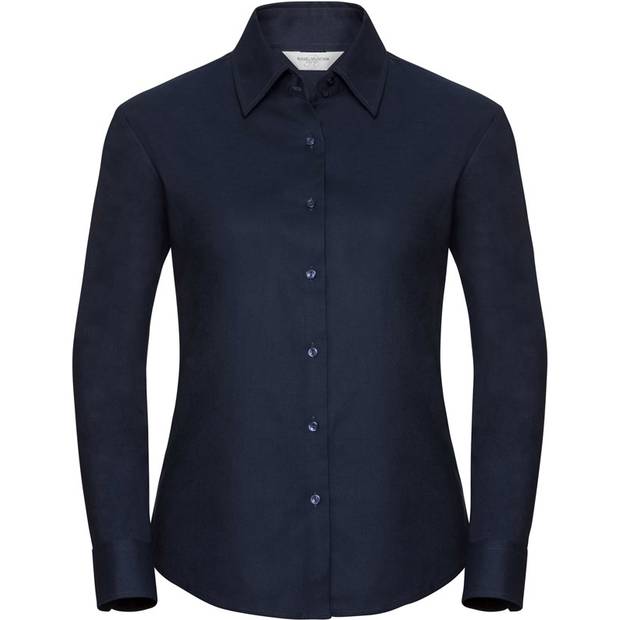 Russell | 932F, Halenka Oxford s dl. rukávem, modrá Bright Navy, M Russell | 932F, Halenka Oxford s dl. rukávem, modrá Bright Navy, M