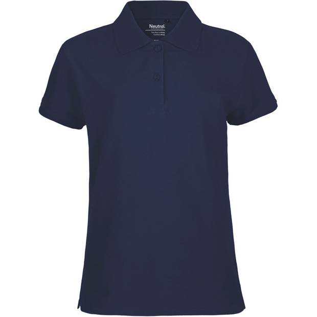 Neutral | O22980, Dámské piqué polo z bio bavlny, modrá Navy, XS Neutral | O22980, Dámské piqué polo z bio bavlny, modrá Navy, XS