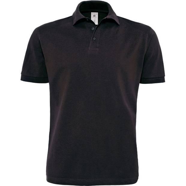 B&C | Heavymill, Piqué polo, černá, S B&C | Heavymill, Piqué polo, černá, S