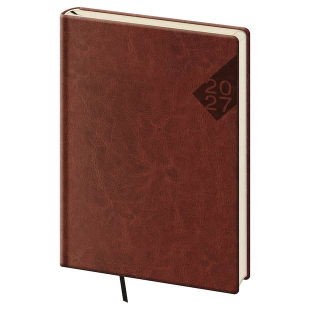 Týdenní diář A5 Nebrasca angl. červený Týdenní diář A5 Nebrasca angl. červený
