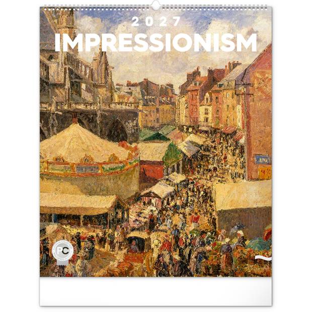NOTIQUE Nástěnný kalendář Impresionismus 2027, 48 x 56 cm NOTIQUE Nástěnný kalendář Impresionismus 2027, 48 x 56 cm