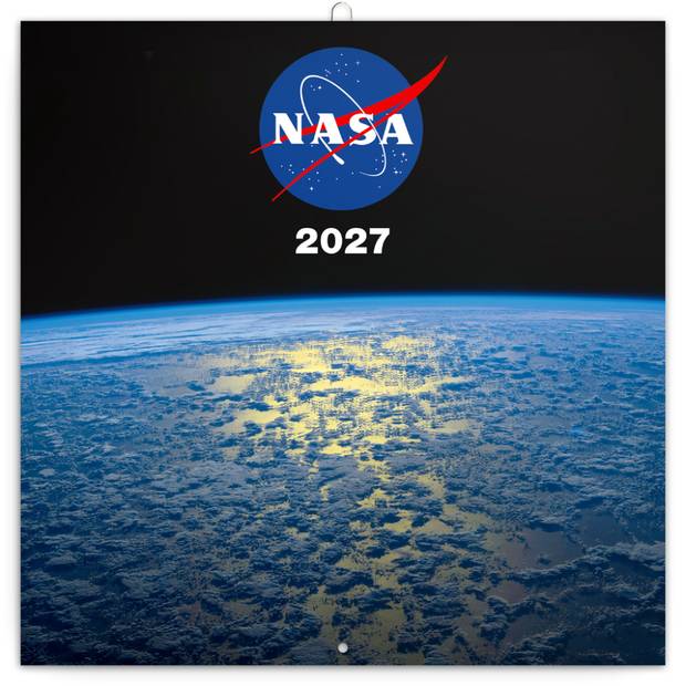 NOTIQUE Poznámkový kalendář NASA 2027, 30 x 30 cm NOTIQUE Poznámkový kalendář NASA 2027, 30 x 30 cm